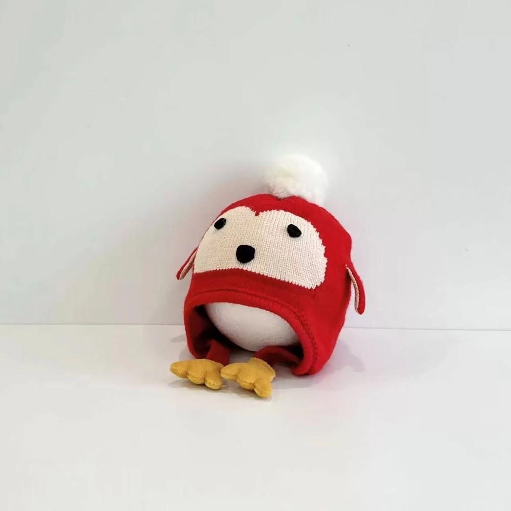 Penguin Cartoon Beanie Caps Kawaii Winter Pullover Hats Fashion Knitted Warm Hat Infant