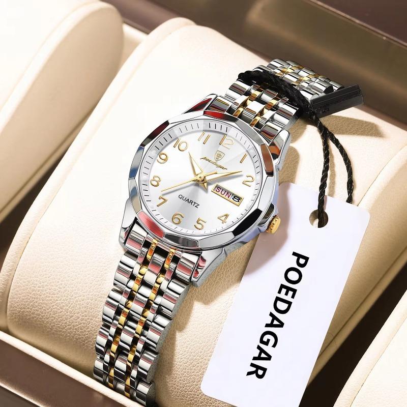New Top Brand Watch Women's New Waterproof Double Calendar Women's Watch Fashion Digital Disk Wrist Watch