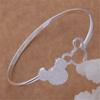 925 sterling Silver open bangle women lady noble nice bracelet fashion charm jewelry wedding  party