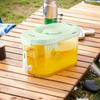 4L Leakproof Beverage Dispenser with Spigot & Lid Refrigerator Drink Bucket Lemonade Dispenser for Iced Tea Lemonade Juice Milk