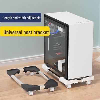 Universeller tragbarer Computer-Host-Ständer mit Rädern, feuchtigkeitsbeständiges erhöhtes Design für Zuhause oder Büro