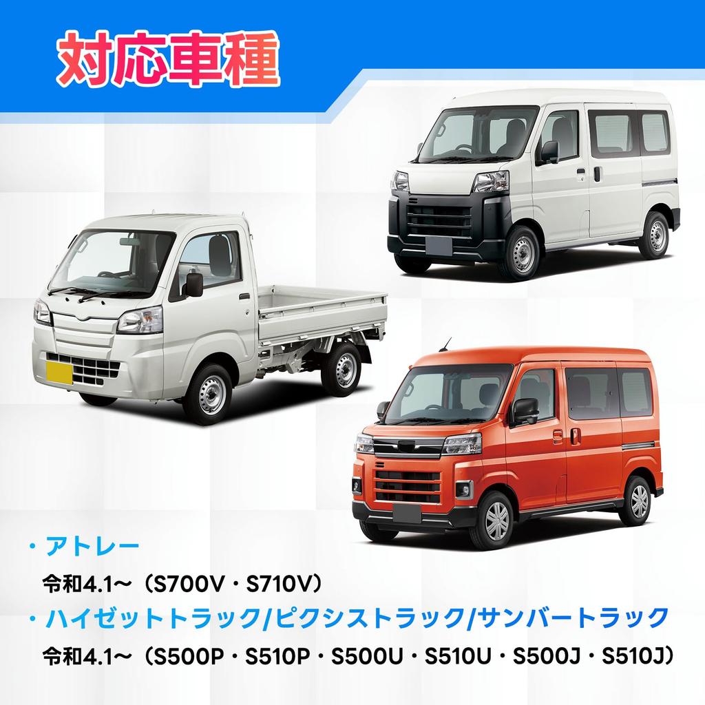 Daihatsu Idling Stop Canceller, New Atley SANQUUQOO Compatible, Reiwa 4.1 - S700 V/S710 V, Automatic Idling Stop, Complete Coupler On