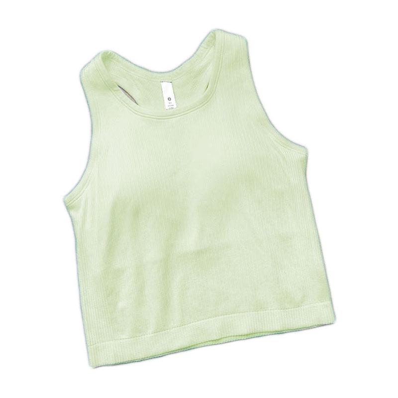 EBB TO STREET Women's Racerback Yoga Tank Top with Chest Pad - Summer Fitness Tight Fit