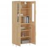 VidaXL Highboard Sonoma Oak 69.5x34x180 Cm Engineered Wood 3198332