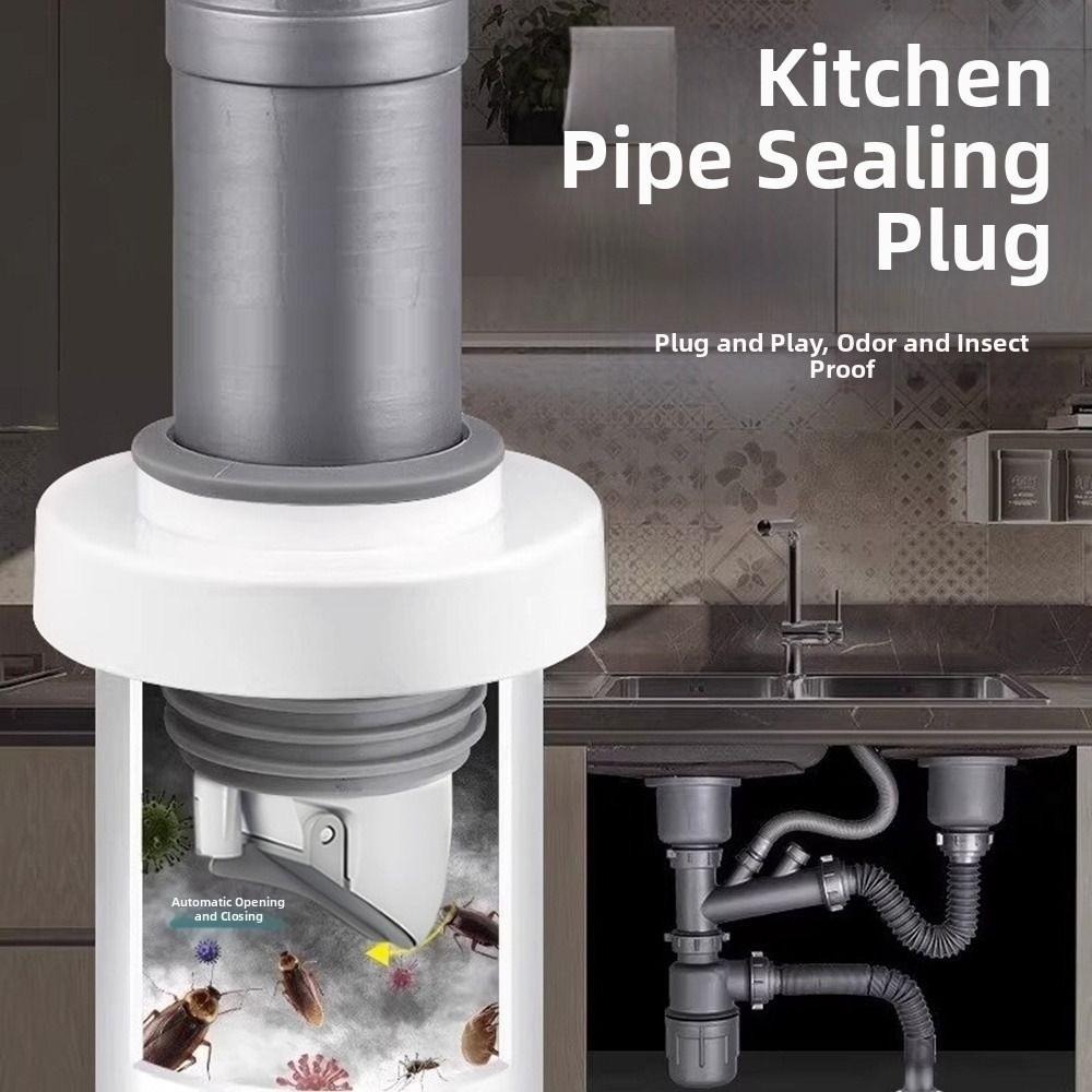 50/70mm Universal Washbasin Floor Drain Core Easy Install Anti Odor Shower Drainer Odor Control Water Pipe Connector