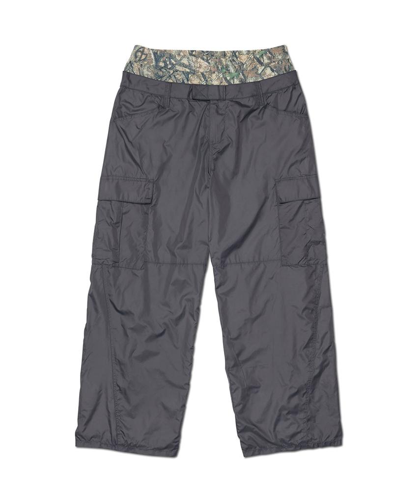 Nomaenyueol Nature Camo Layered Pants - Charcoal