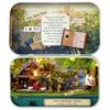 Box Theater Holz Mini Puppenhaus Box Niedlich 3D Puzzle Zusammenbauen Modellbau Zimmer Spielzeug Schlafzimmer Dekorationen Mit Möbeln Geschenke