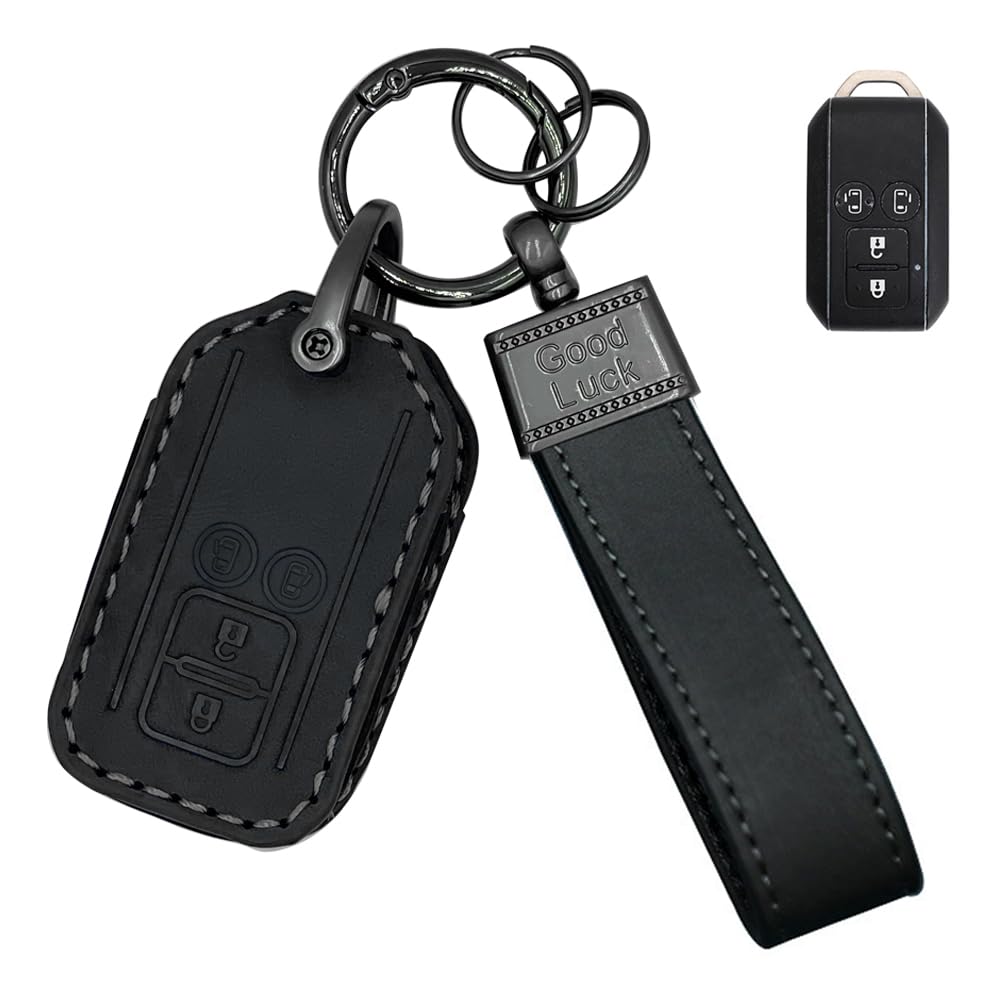 [LETINGFAR] Key Case for Suzuki Smart Key Case Key Cover чёрный