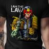 Judge Dredd T-Shirt - I Am The Law, Retro Comic Graphic Tee