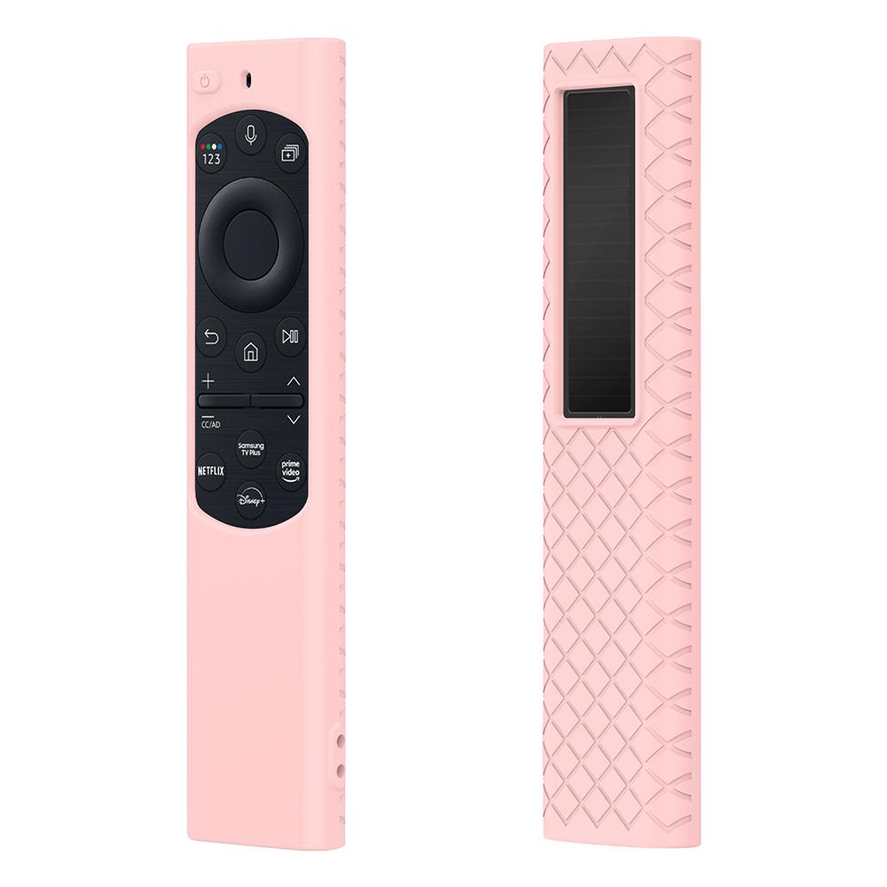NEW Silicone Remote Control Cover for Samsung Remote Control BN59-01432A Smart TV Solar Remote Dustproof Case Sleeve for BN59 розовый