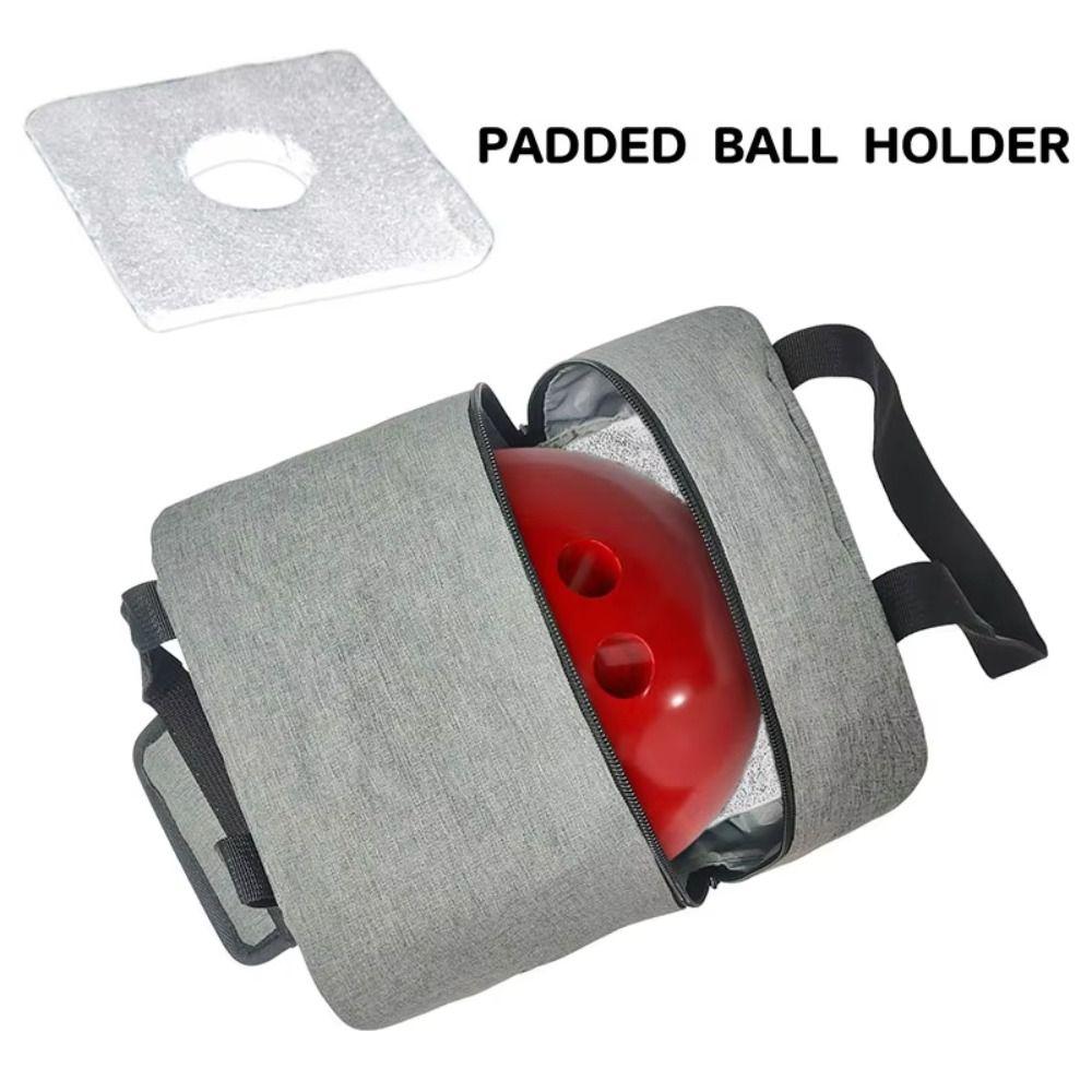 With Padded Bowling Ball Bag Shockfroof Bowling Container Case Single Bowling Bag  Men Women