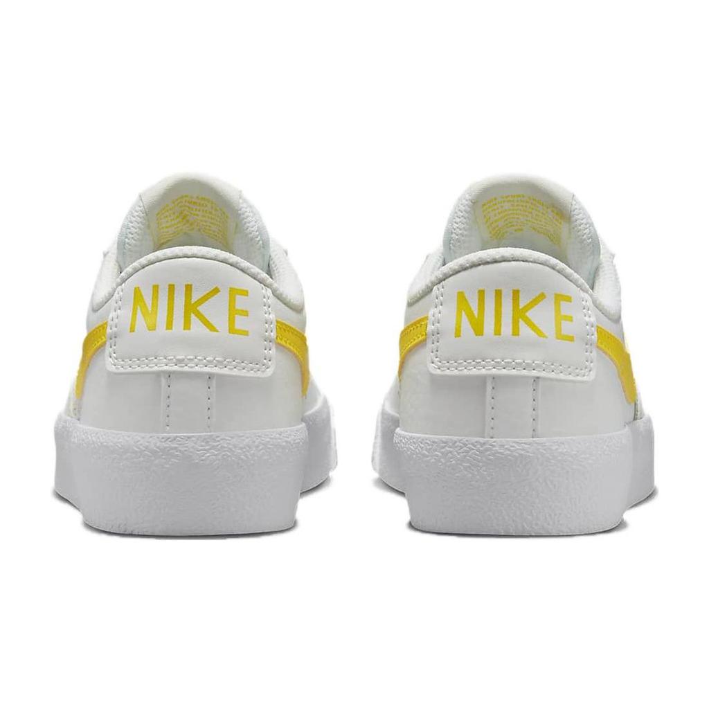 Nike Blazer Low 77 GS White Opti Yellow Kids Sneakers Summit-White DA4074-118