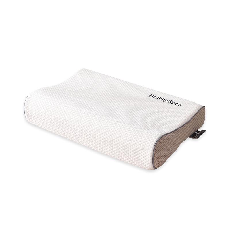 Soft Pillowcase Memory Foam Pillow for Adults and Children, Latex Pillow, Cervical Vertebra Pillow, High and Low Pillow, Pressure-free Pillow