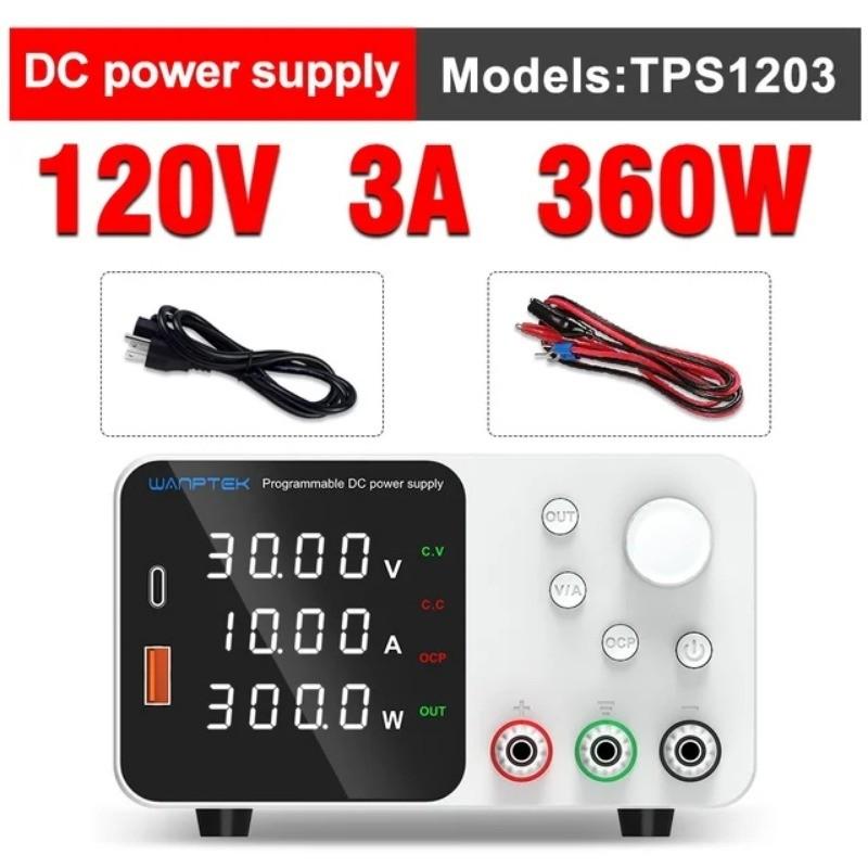 30V 10A 60V 5A 120V 3A LED Digital Display Adjustable DC Regulated Power Supply Laboratory Gold Plating Repair Equipment
