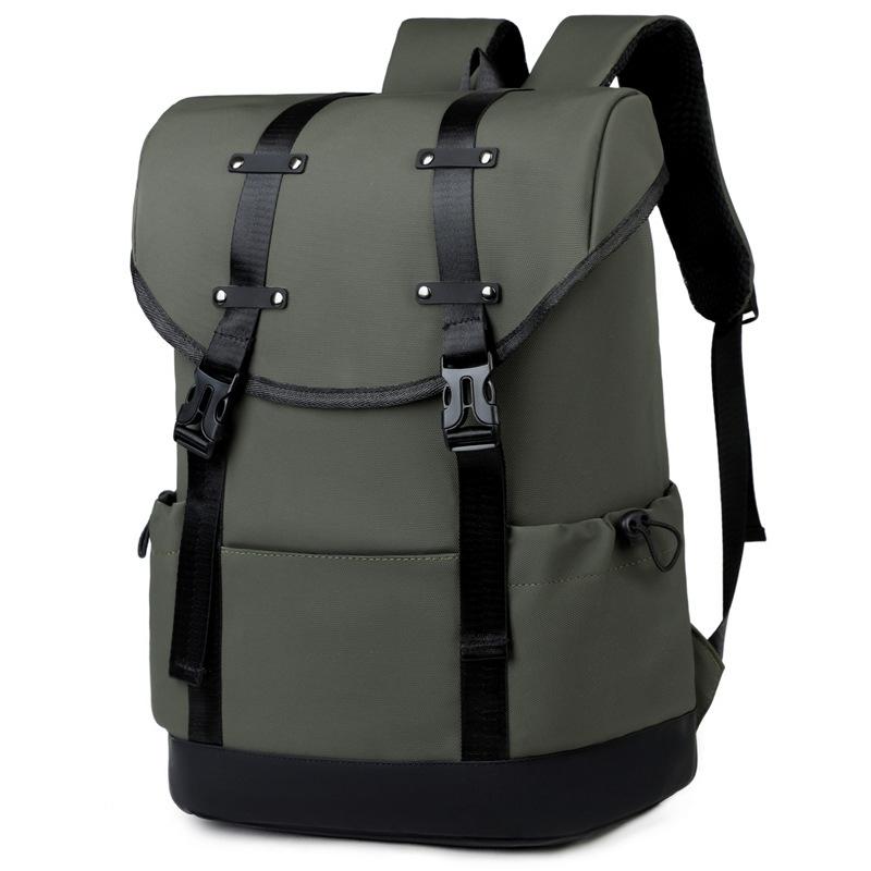 New men's fashion high-value backpack backpack, college student schoolbag, large-capacity commuter laptop bag