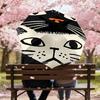 Unique Cat Face Print Umbrella: Perfect for Outdoor Adventures, Auto-Opening & Closing, Lightweight and Durable, Ideal as a Gift 006