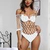 High Elastic One-pieces Women Underwear Sexy Mesh Transparent Body Suit Clothes Female Jumpsuits Erotic Night Club Party Wear