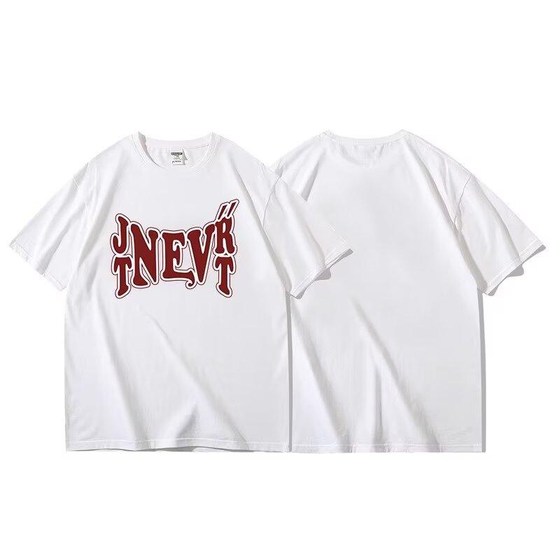 Tricou cu mâneci scurte, brand la modă, cuplu liber, supradimensionat, stil unisex, tricou cu jumătate de mânecă 2024