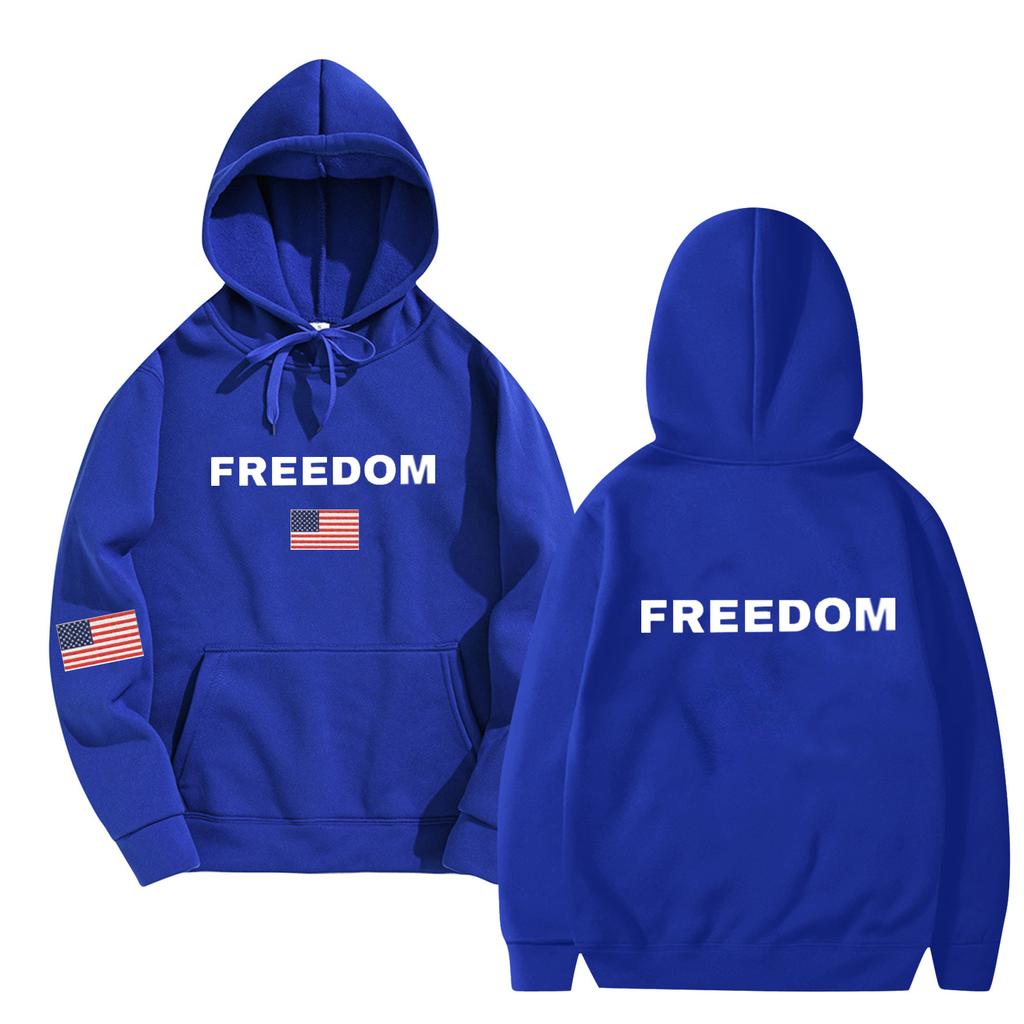 Women's And Men's  Fashionable Hooded Long Sleeved Printed Casual Pullover Unisex Sweatshirt Top