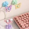 Cable Organizer Butterfly Shape Multi-Purpose Design Durable Desktop Cable Holder Snap-On Cable Management for Data
