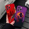 Red Dead R-Redemption Soft Phone Case for iPhone 16 16E 17 Air 15 Pro Max 14 Plus 13 Mini 11 12 7 Black Cover Back Shell