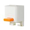 Dustproof Lid Press Cotton Swab Box Wall-mounted Press Type Cotton Swab Container Space-saving Easy Installation