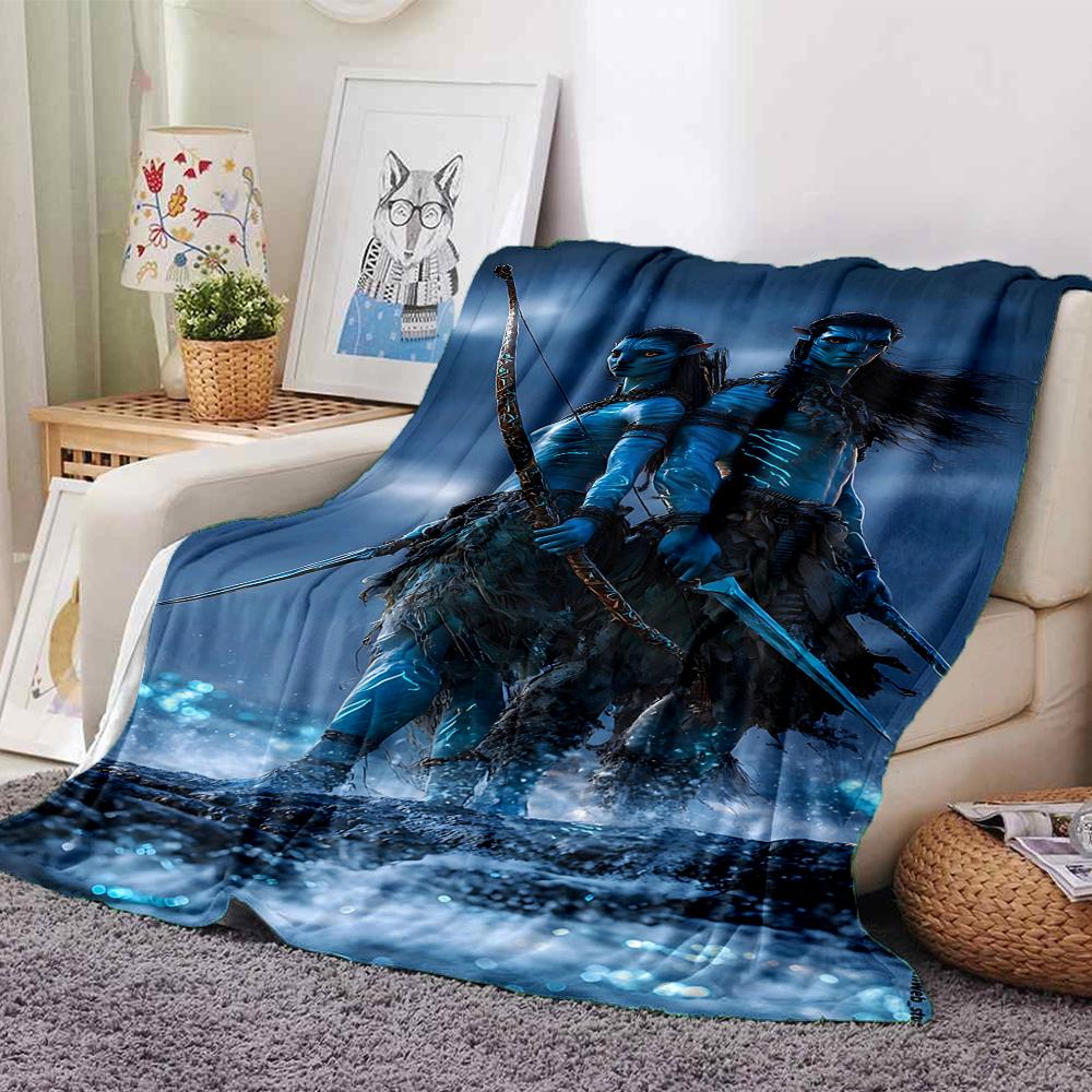 1Pc Avatar'S Ethereal Journey Blanket For Couch Bed Plush Cozy Fuzzy Blanket Super Soft Warm Blankets For Fall And Winter 0918278