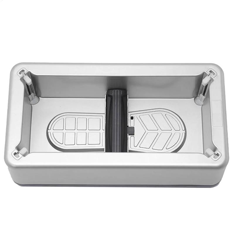 Shoe Cover Dispenser Portable Automatic Shoe Cover Machine Set with 100 Shoe Covers Non-slip Dustproof Shoe Covers for Home