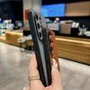 Samsung S25ULTRA Kleeblatt Leder Magnetische Handyhülle - Kompatibel mit S24FE/S23p, Vollständige Abdeckung, Sturzschutz.