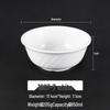 Molona White Melamine Noodle Bowl Set