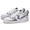 Nike Court Borough 2 Nautical Storm Cushioning, Wear Resistant Low top Skateboard Shoes Women's Gray FJ7692-191(Team177--BOX)