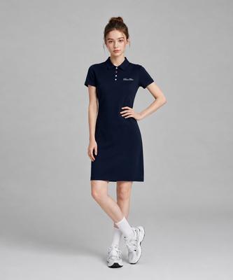 Down Blow Pique Collar Essential Dress Db9003W