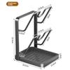 Kitchen Countertop Organizer Rack Multi Function Pot Lid Holder Cutting Board Shelf Utensil Drain Storage Stand for Home
