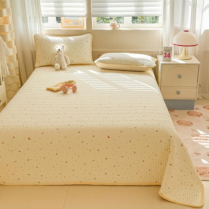 Milk fleece bed cover one side fleece one side cotton tatami sheet coral fleece padded mattress