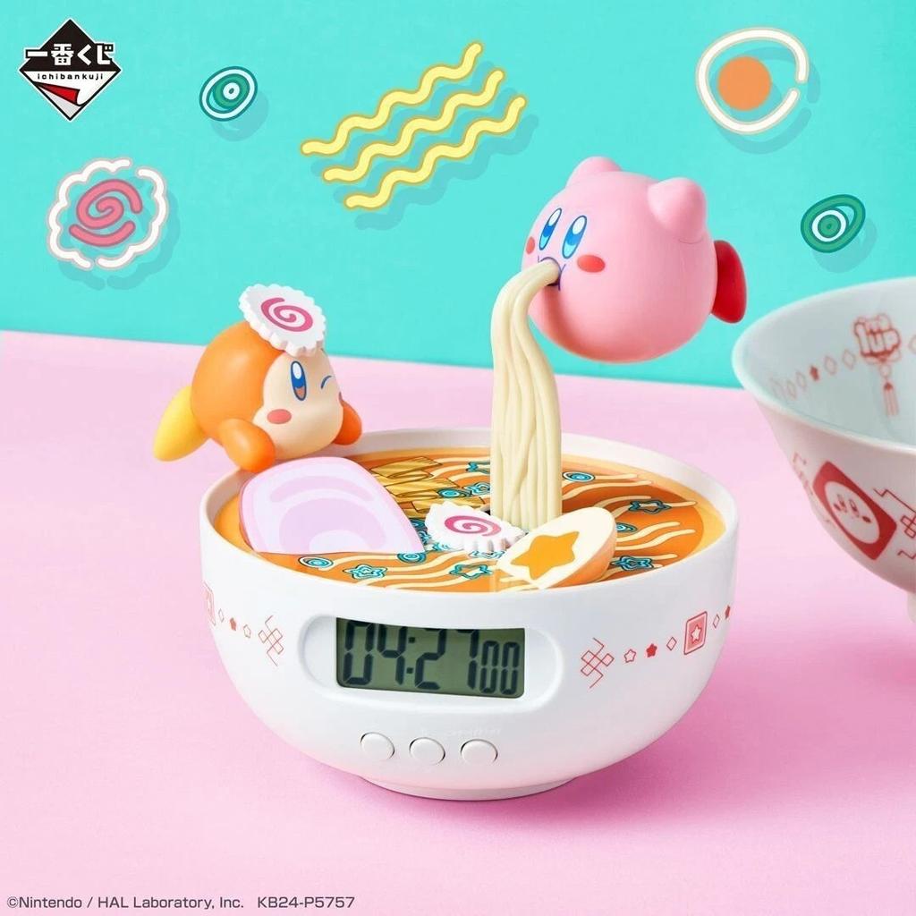 Ichiban Kuji Kirby Stars Prize Pupupu Ramen Timer Figure Height 5.9