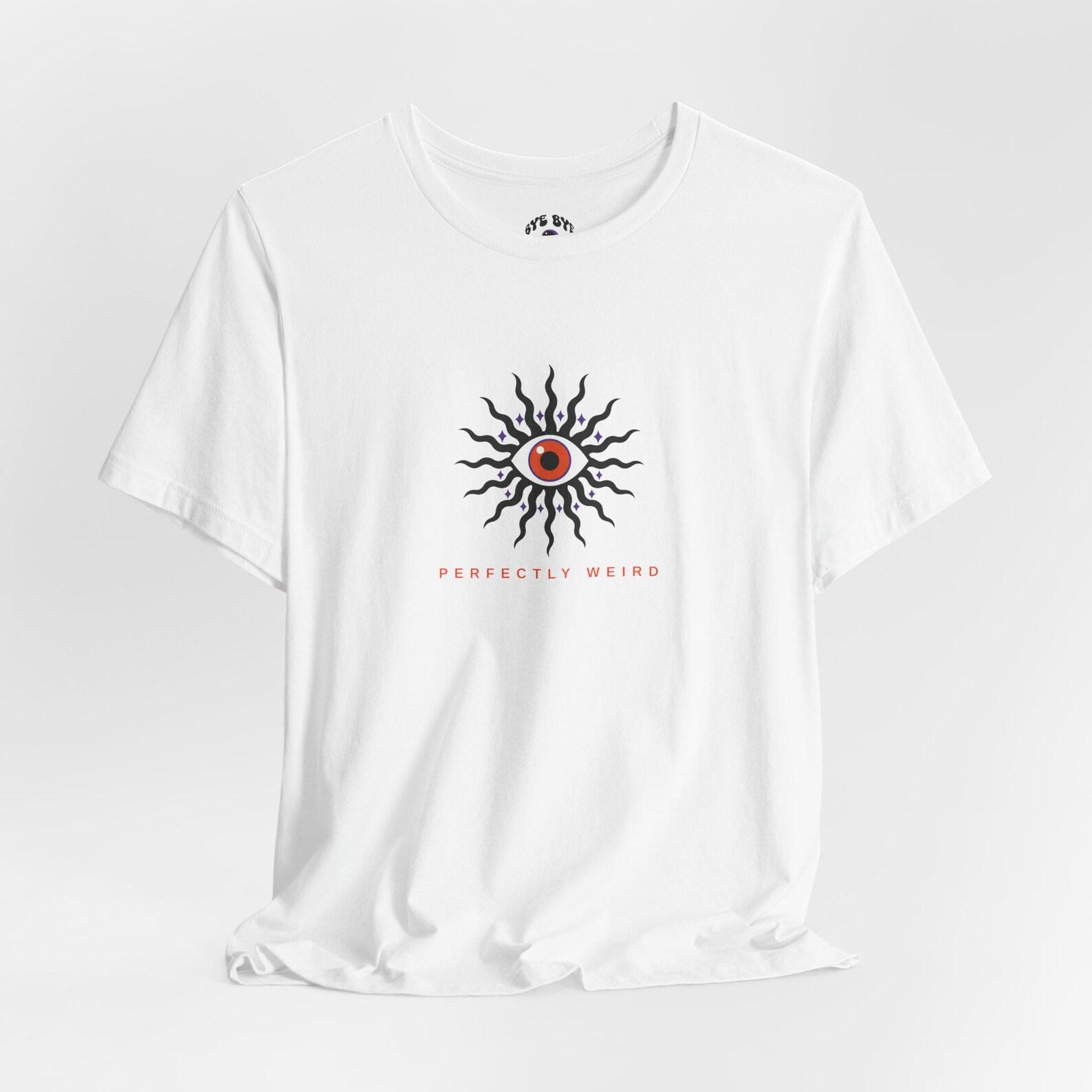 All Seeing Eye Sun Tee | Graphic T-Shirt, Minimal Occult Design L