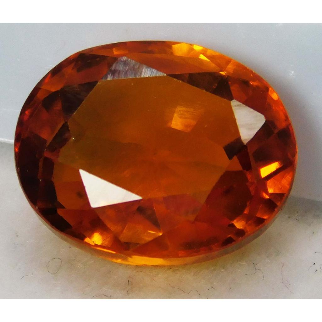 Orange Sapphire 11 Carat Natural Fire CERTIFIED Oval Cut Sparkling Rings Gems A+