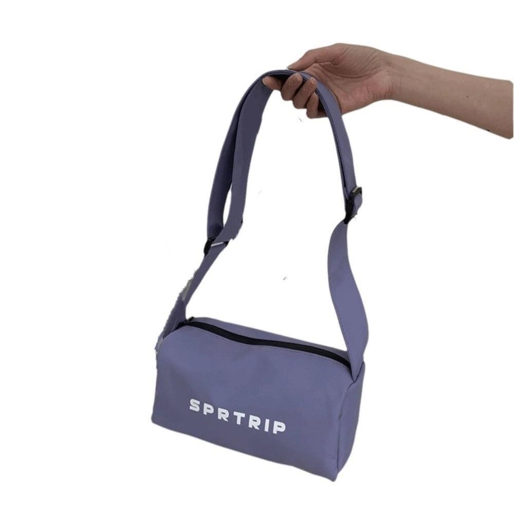 Adjustable Strap Sports Messenger Bag Casual Crossbody Pillow Bag Oxford Cloth Square Bag  Outdoor