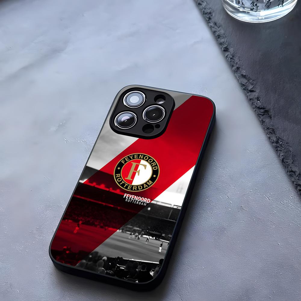 F-FeyenoordS Football Club Phone Case Tempered Glass For IPhone 17 13 14 16 12 15 11 Pro Max Plus Mini X XR SE2020 Coque