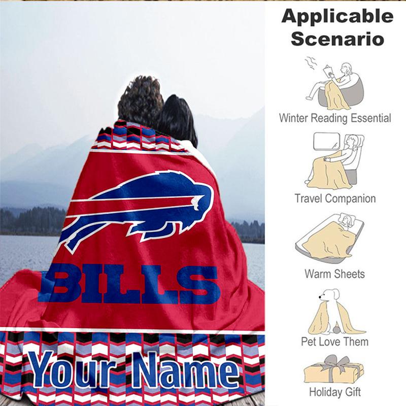 Custom Name Blanket Buffalo basketball Logo Blanket Bedding Blanket for Travel, Camping, Living Rooms, Offices, Sofas, Fan Christmas gift