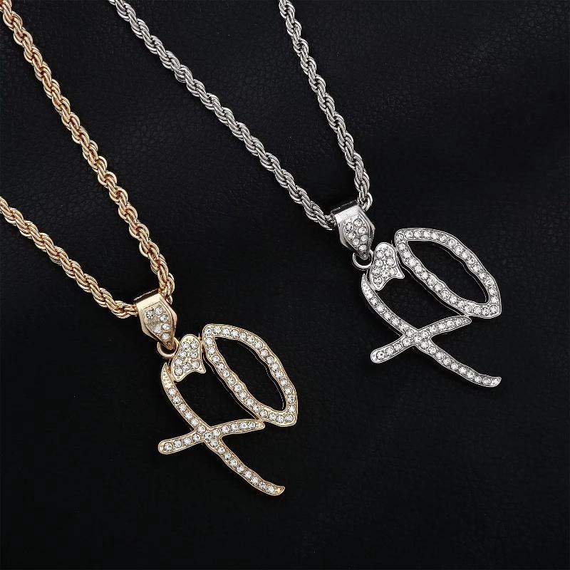 1 Stück Herren-Streetwear-Schmuckaccessoires, exquisite Halskette mit Anhänger aus weißem Zirkonia
