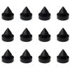 12pcs 13mm/1/2" Rubber Silencer Shock Absorber Silicone, Rubber Rubber Door Stop Stud  Wall