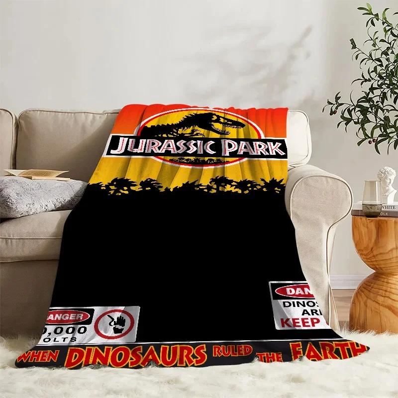 Fluffy Blanket  J-Jurassic Park Bed Sofa Camp Nap Bedroom Decor Bedspread Soft Fleece Home Textile Birthday Wedding Gift Blanket