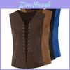 Vintage Středověký Pánský Retro Steampunk Bezrukávový Vesta Top Pro Cosplay Akce