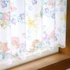 Noren Kobo Cafe Curtain, Little Twin Stars Floral Design, 120cm Wide X 45cm Long, Perfect for Small Windows, Privacy Screen, 93564