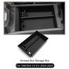 For Chery OMODA C5 EV 2024-2025 Center Wireless Charging Pad Non-slip Central Control Lower Storage Box Armrest Organizing Box