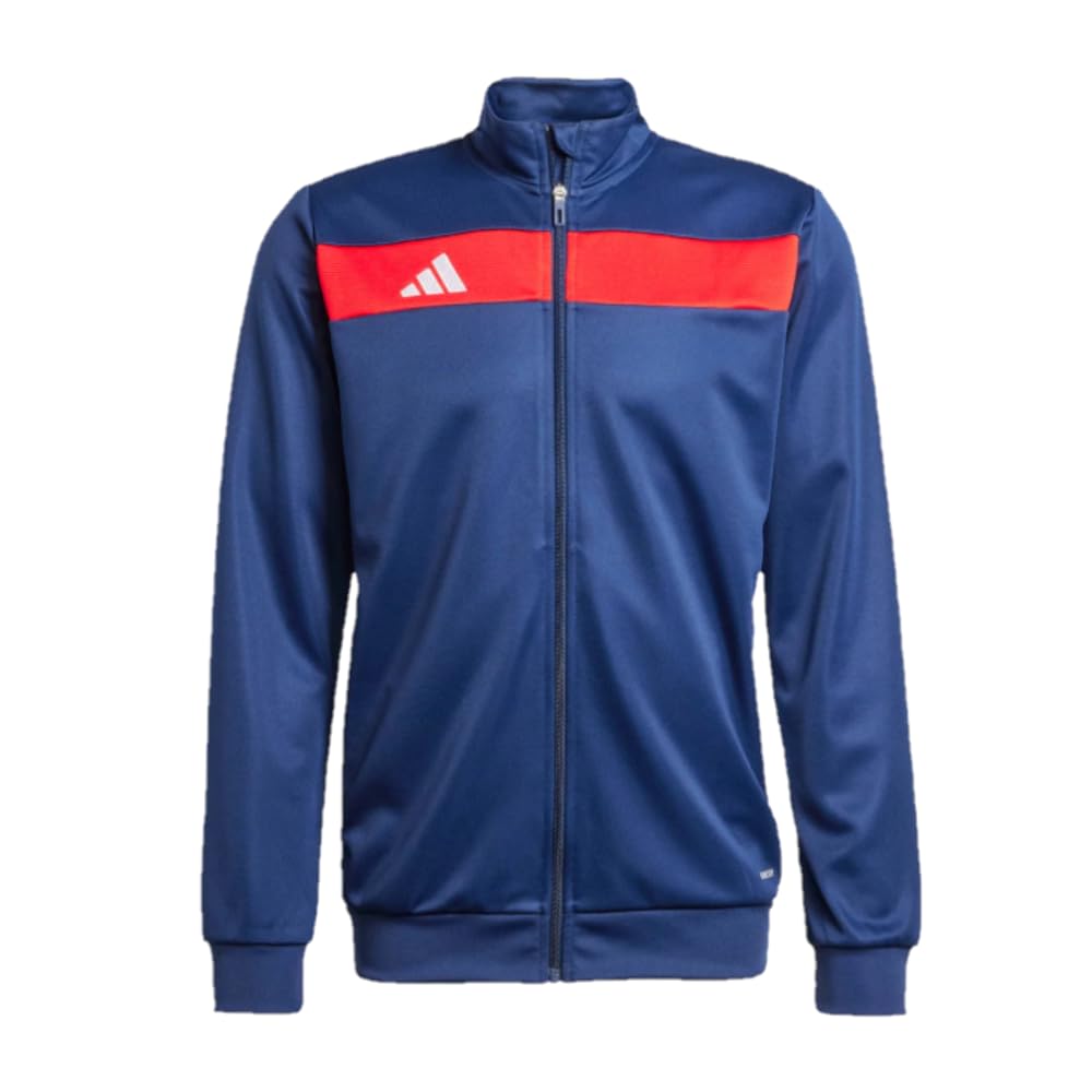 Adidas Tiro 25 Essentials Soccer Tracksuit Set Team Navy Size (KPQ85), Men's Blue/Red (JD0467), J/3XL