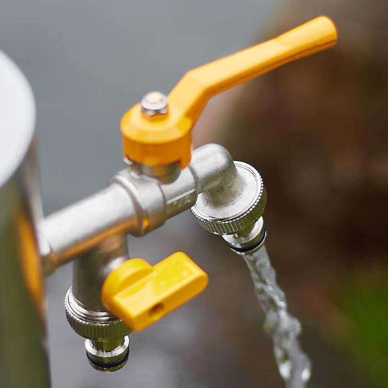 Honggong Brass Outdoor Dual Outlet Faucet