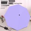 Yu Zhong Dual-Use Large Folding Umbrella for Men & Women, Sun & Rain Protection, Black Glue Shade, Perfect Gift.