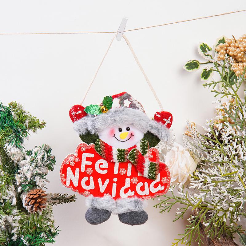 Christmas Fabric Doll Ornaments Collection - Small Hanging Tree Decorations & Gifts